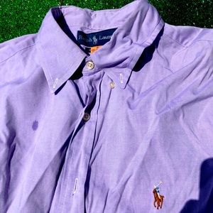 Vintage Polo by Ralph Lauren. Purple with full color pony.